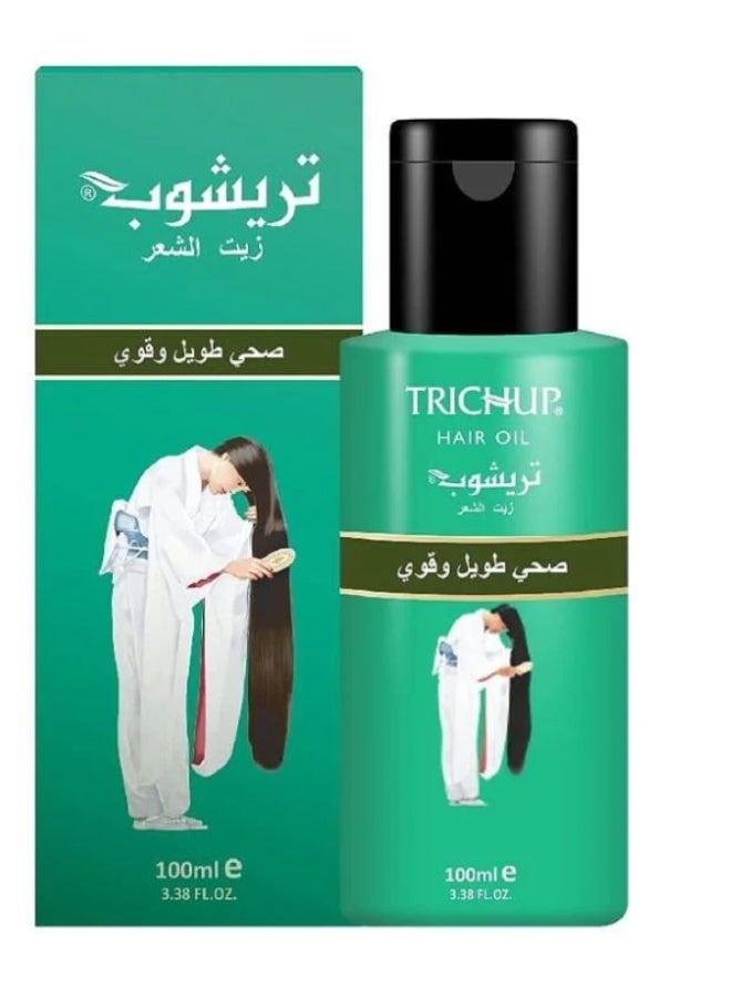 تريشوب زيت الشعر الطويل والقوي - تركيبة عشبية لنمو الشعر وتقوية جذوره - ١٠٠ مل - Image 1